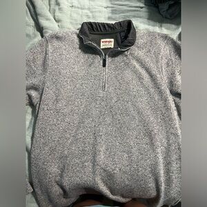 WRANGLER 1/4 ZIP PULLOVER MENS MEDIUM